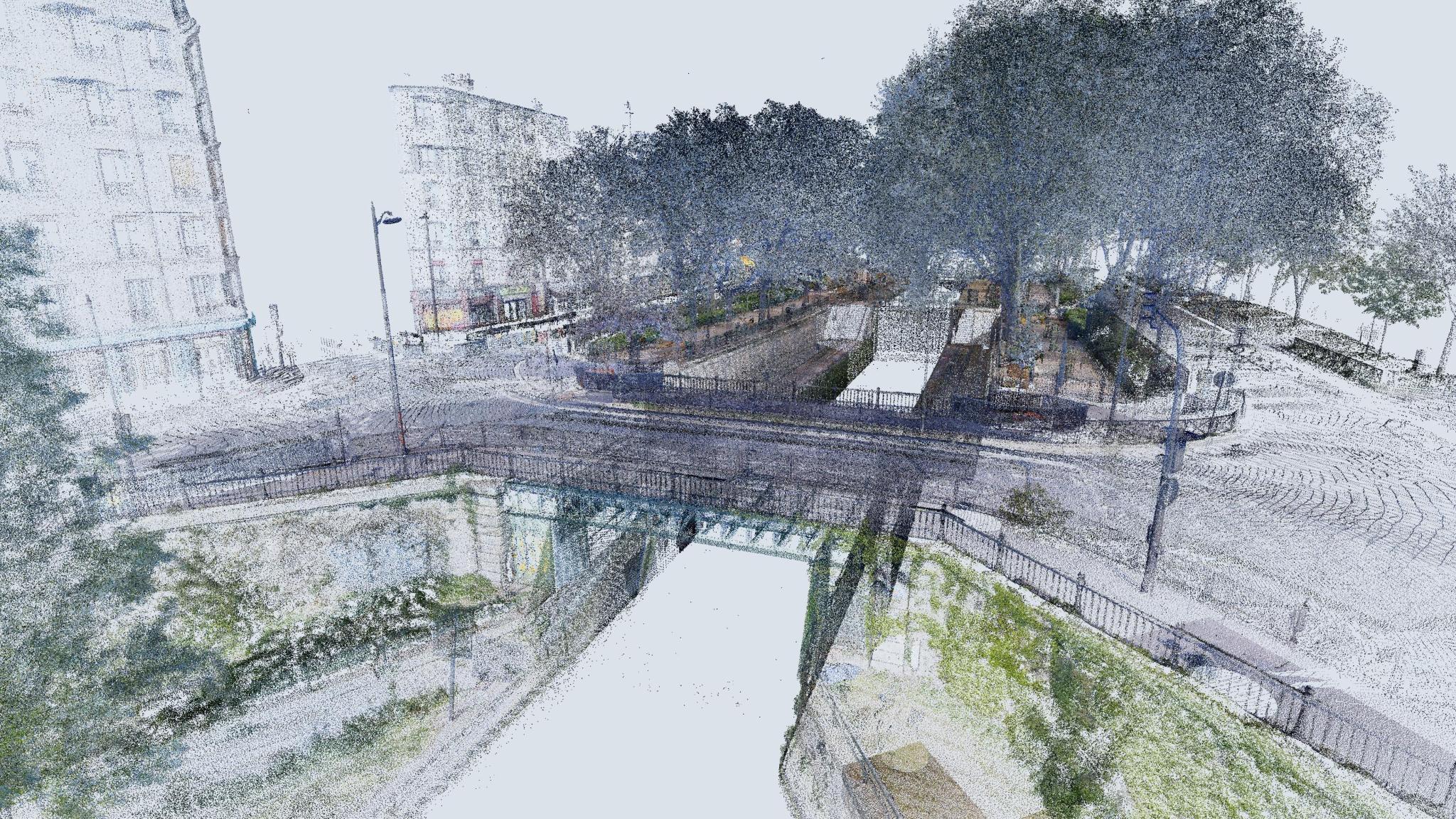 Nuage de points pont